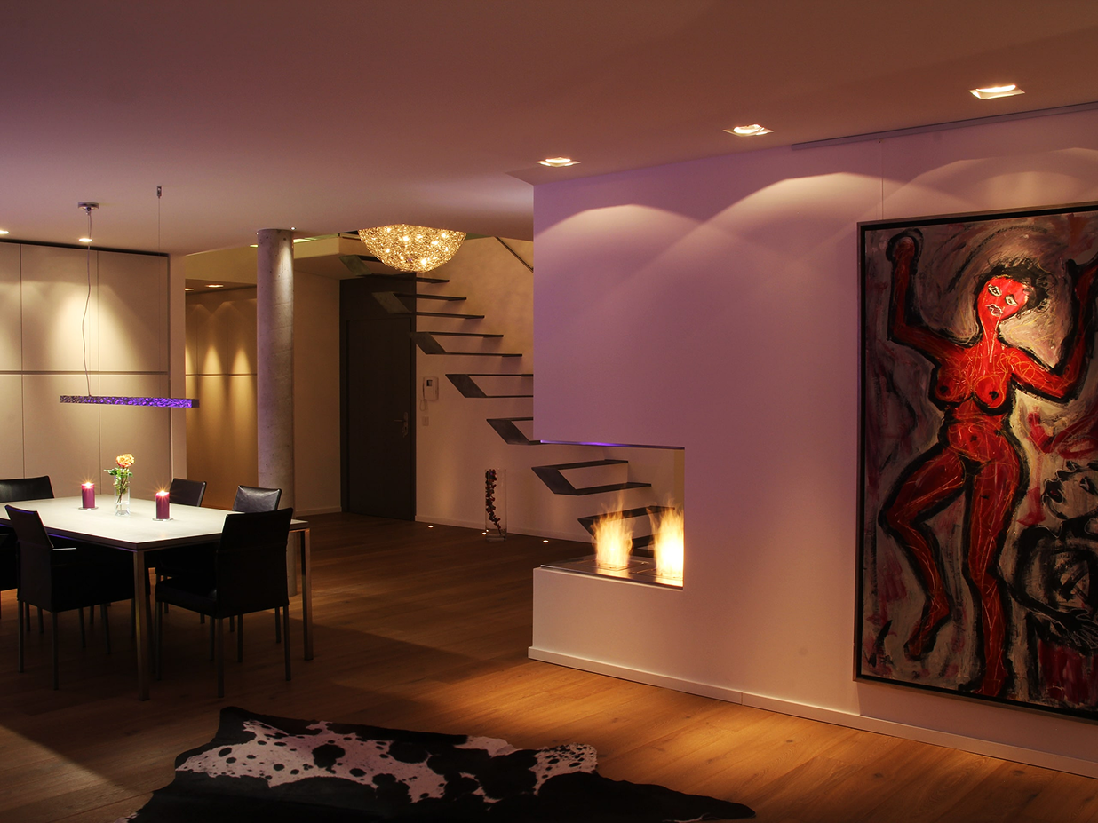 Wir machen Licht für Privatkunden - egal, ob Wohnung oder Villa.